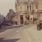 A view of the then Post Office from Queen Anne Street.