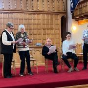 The St Andrews Play Club acted out work written by the Scriptwriters Support Group.