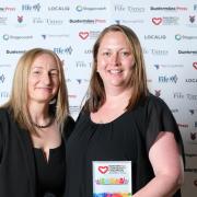 Our 2023 Champion Teacher Jemma Thomas (right), pictured with Catherine Cockburn, of Fife Voluntary Action, who presented the award. Who do you think is deserving of an award this year?