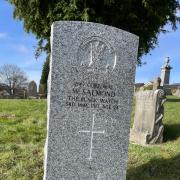 More than 100 years after the death of a West Fife war hero, a headstone has been installed at his grave.