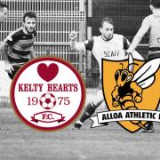 Kelty Hearts host Alloa Athletic this evening.