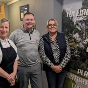 FINALISTS: Karen Brown, David Knapp and Catherine Ramsay at The Puttery Restaurant