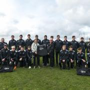 Aberdour Shinty Club have been kitted out by Abbott Risk Consulting Ltd.