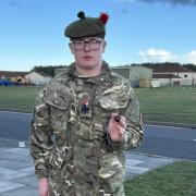 Cadet Staff Sergeant Robert Holgate who has been appointed Cadet Regimental Sergeant Major for the Black Watch Battalion Army Cadet Force.