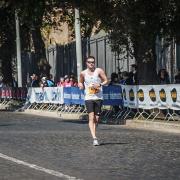 David running the Rome Marathon