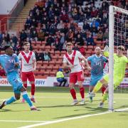 Malachi Fagan-Walcott's third goal for the Pars wasn't enough as they slipped to defeat at Airdrieonians.