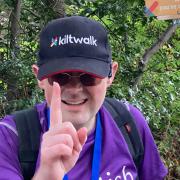 Lee is taking part in the Aberdeen Kiltwalk to raise money for Scottish Autism.