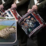 The HM Royal Marines Band Scotland are to perform a fundraising concert to help raise money to rebuild the village pier.