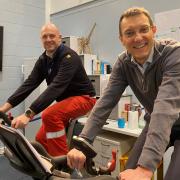 More than 40 of ExxonMobil's Fife Ethylene Plant (FEP) employees cycled 1,428 miles for Meedies Bike Club as part of the FEP Chain Reaction Challenge