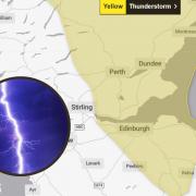 Yellow weather warnings for rain and thunderstorms have been issued