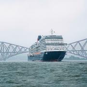 The Queen Anne arrives in the Forth.