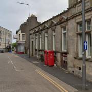 The trouble kicked off on Queen Anne Street in Dunfermline.
