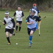 Action from Aberdour seconds' match with Dunoon. Photos: John Fullerton.