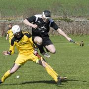 Action from Aberdour's match with Inveraray. Photo: John Fullerton.