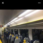 This photo, from June Paterson, was taken on the 7.09 Dundee to Edinburgh service, after it left Kirkcaldy on January 4 at around 7.57am. It then skipped the next four stations despite there being hardly any passengers on board.
