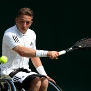 Alfie Hewett's US Open preparations were disrupted by travel problems that left him sleeping on an airport floor
