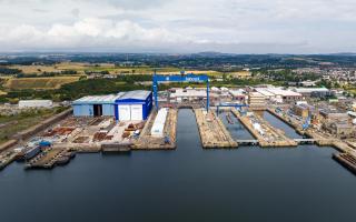 Babcock International is building frigates for the Royal Navy at Rosyth dockyard.