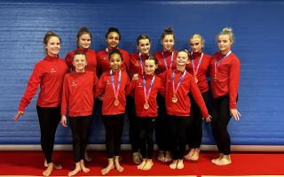 Acrobay gymnasts were in the medals at the Pat Wade Classic.