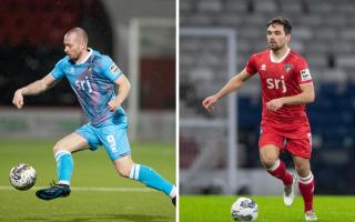 Craig Wighton (left) and Aaron Comrie (right) are progressing in their bid to return from injury.