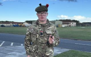 Cadet Staff Sergeant Robert Holgate who has been appointed Cadet Regimental Sergeant Major for the Black Watch Battalion Army Cadet Force.